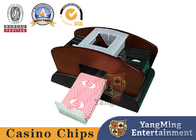 ABS Texas Poker Shuffle Machine 2 Pairs Of Battery Power Dual Baccarat Table Shuffler