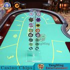 16pcs Casino Transparent Poker Chips Case Gambling Table Round Chips Carrier Roulette Table Custom Holder
