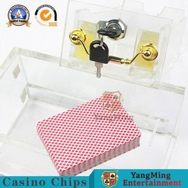 SGS  Playing Card Deck Holder Industrial Grade High Transparency Acrylic