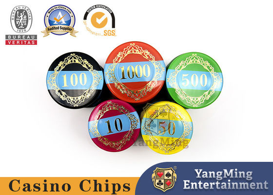 760 Pieces Two Layer  10 Gram Composite Poker Chips In Stock