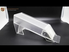 ไพ่โป๊กเกอร์ 8 คู่บัตรพลาสติกตัวแทนจำหน่ายตารางคาสิโนอะคริลิก Frosted สามารถปรับแต่งได้