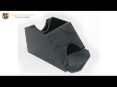 Deluxe 2-Deck สีดำอะคริลิกคาสิโนแบล็กแจ็กโต๊ะโป๊กเกอร์ตัวแทนจำหน่ายรองเท้า