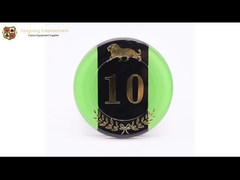 800pcs อะคริลิคบาคาร่าตาราง RFID คาสิโนชุดชิปโป๊กเกอร์คริสตัล ID พลาสติกที่ปรับแต่งได้