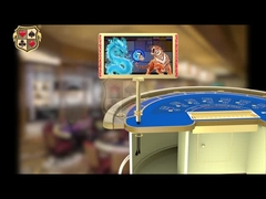 จอภาพ DY07 หนา 27 นิ้ว สองด้าน พร้อมไฟ สำหรับเกมโป๊กเกอร์คาสิโน