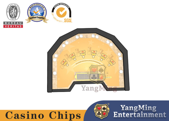 ซื้อ Polygon Blackjack 21 Gambling Table Texas Poker Table Games สีเหลืองพิมพ์ CMYK การผลิตออนไลน์