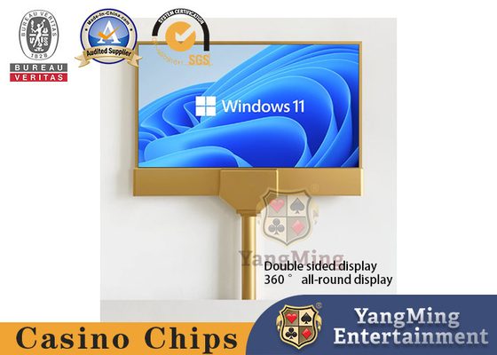 ซื้อ ใหม่ Ultra-Thin 27'' Baccarat Casino Table Gambling Systems พร้อมจอแสดงผลสองด้าน การผลิตออนไลน์