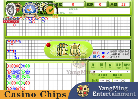 ซื้อ Baccarat Chinese And English Waybill System Software แสดงเกมโต๊ะโป๊กเกอร์คาสิโน การผลิตออนไลน์