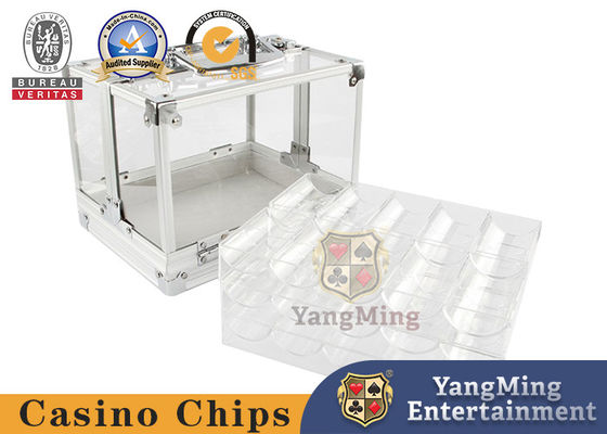ซื้อ 600 Capacity Acrylic Poker Chip Case with 6 Storage Trays การผลิตออนไลน์