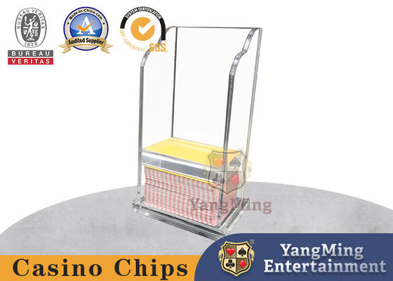 ซื้อ คลับเท็กซัส อัคริลิก 8 เด็ค โป๊กเกอร์ คาร์ดขยะ Rack customized ครบครันโปร่งใสกล่องการ์ด การผลิตออนไลน์