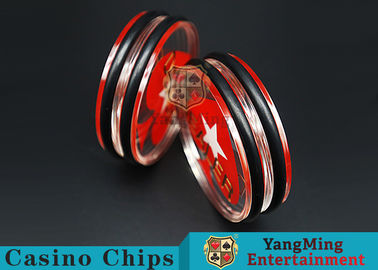 ซื้อ ตัวแทนจำหน่ายโปร่งใส Texas Holdem Daler เจ้ามือปุ่มสองข้างสำหรับโต๊ะโป๊กเกอร์ การผลิตออนไลน์