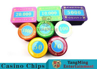 ซื้อ คาสิโนคริสตัลชิปโป๊กเกอร์ส่วนบุคคลที่กำหนดด้วยหลายสีสามารถเลือกได้ การผลิตออนไลน์