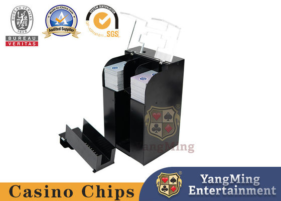 ซื้อ เครื่องผสมบัตรสีดําไฟฟ้าที่กําหนดเอง 8 คู่ เท็กซัส โฮลเอ็ม โป๊กเกอร์ การผลิตออนไลน์