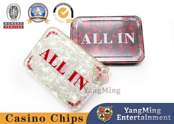ซื้อ อะคริลิคสแควร์ ALL IN Positioning Card Texas Hold'em Poker Table บทนำการเดิมพันเต็มรูปแบบ การผลิตออนไลน์