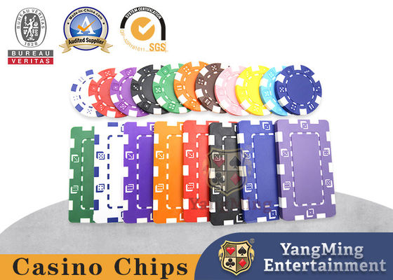 ซื้อ 11.5g Clay Dice Chip Texas Poker Baccarat เกมคาสิโนชิปโป๊กเกอร์ไร้หน้า การผลิตออนไลน์
