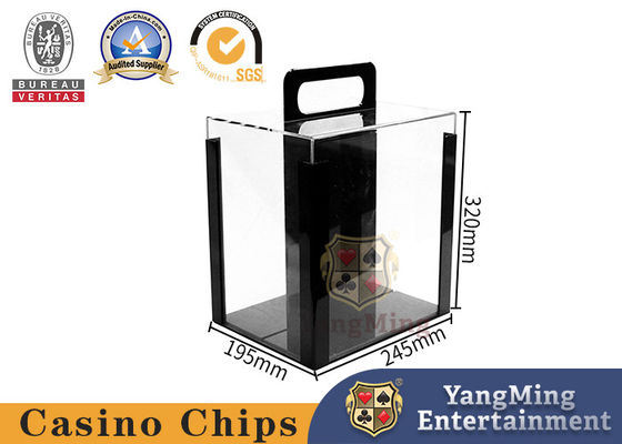 ซื้อ โรงงานขายยอดสตูล Custom Size 1000 pcs 40mm ชิปโครงการโป๊กเกอร์ ชิป Case ชัดเจน Acrylic โป๊กเกอร์ ชิปโครงการโป๊กเกอร์ การผลิตออนไลน์