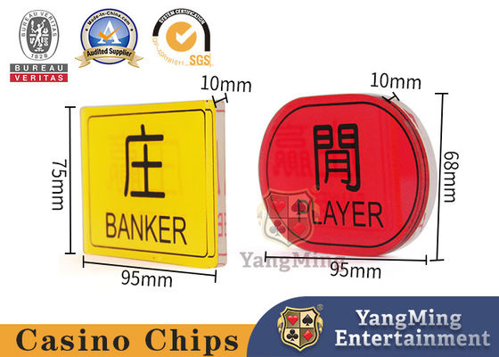 ซื้อ All In Button Player Banker เครื่องหมายปุ่มสําหรับบันเทิง บาคาร่า การพนัน โป๊กเกอร์ โต๊ะวางเดิมพัน เครื่องหมายแอคริลิก การผลิตออนไลน์
