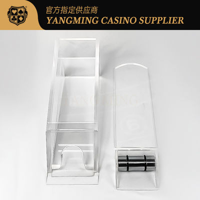 ซื้อ คาสิโนมืออาชีพ 8 Deck โป๊กเกอร์ ความจุ สะอาด สูง Acrylic รองเท้าขายของสําหรับเกมบาคาร่าคาสิโน การผลิตออนไลน์