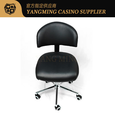ซื้อ All Black Casino Dealer โลหะพูลีเก้าอี้สามารถยกและลด การผลิตออนไลน์