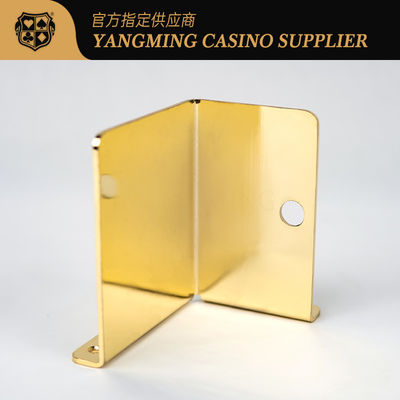 ซื้อ โรงงานออกแบบ Custom คุณภาพสูงเหลืองโลหะ Plating การโยนบัตรถือ Poker คลับ VIP พิเศษโลหะการเล่นบัตรพกพา การผลิตออนไลน์
