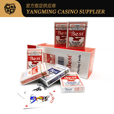 ซื้อ 280 กรัม แดง น้ําเงิน น้ําเงิน หลักไพ่ โป๊กเกอร์ไพ่เกมบาคาร่า การผลิตออนไลน์