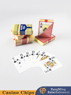 ซื้อ การ์ดเล่นพลาสติกพีวีซีกันน้ำสำหรับเกม Texas Hold'Em Double Sided Frosted การผลิตออนไลน์