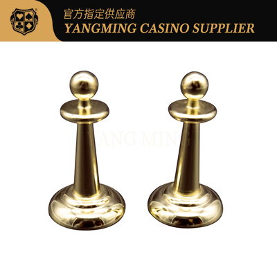 ซื้อ Gold Electroplated Metal Betting Tokens for Casino Roulette Table Games การผลิตออนไลน์