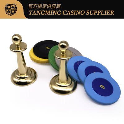 ซื้อ Casino Roulette Table Game Betting Markers Electroplated Gold Metal Iron การผลิตออนไลน์