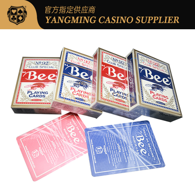 ซื้อ Gambling Club German 310g คาสิโนเล่นไพ่คาสิโนสีแดงหรือสีน้ำเงิน No.92 Bee เล่นไพ่ การผลิตออนไลน์