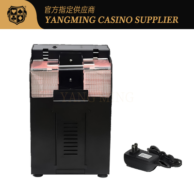 ซื้อ อัตโนมัติเต็ม 8 แพ็ค เท็กซัส Hold'em Shuffler ทําจากเหล็กโลหะดําสําหรับเกมคาสิโน การผลิตออนไลน์