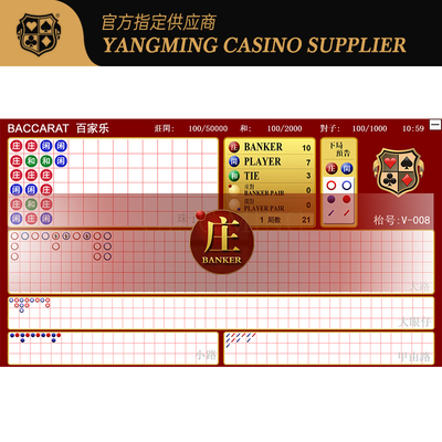 ซื้อ ตารางความบันเทิงซอฟต์แวร์ระบบการพนันบาคาร่าอินเทอร์เฟซที่ไม่ซ้ำใคร การผลิตออนไลน์