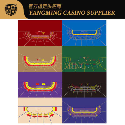 ซื้อ Casino Baccarat Tablecloth 9 Player Poker Table Game Can Be Designed And Customized การผลิตออนไลน์
