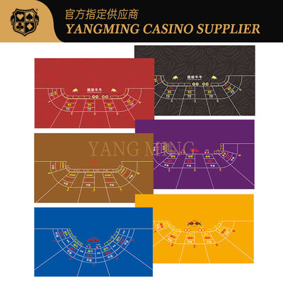 ซื้อ Custom Design Casino Roulette Layout On Waterproof Table Cover For Casino Game การผลิตออนไลน์