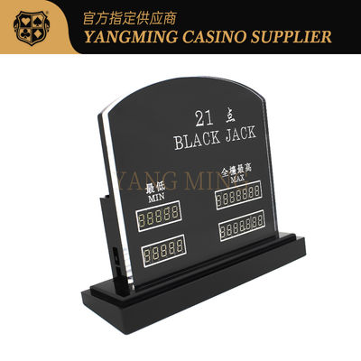 ซื้อ ชิปการพนันคาสิโน Black Jack ที่นำเข้าจากอะครีลิค การผลิตออนไลน์