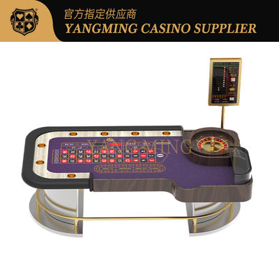 ซื้อ Professional-Grade Custom Roulette Table Luxury Solid Wood Casino Gaming Table การผลิตออนไลน์