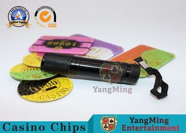 ซื้อ 365 - 395nm LED ชิปโป๊กเกอร์ LED UV ไฟฉายแสงไวโอเล็ตม่วงวัสดุอลูมิเนียมขัดเงา การผลิตออนไลน์