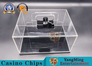 ซื้อ Texas Hold 'em 400 - ลานชิปมือถือกล่องเงินสดที่ล็อคได้หนาเต็มกล่องชิปสปอตโปร่งใสเฉพาะคลับ การผลิตออนไลน์