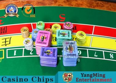 ซื้อ สีกำหนดเอง 13.56Mhz Rfid Poker Chips รหัส Cricular 45/50/55 มม การผลิตออนไลน์