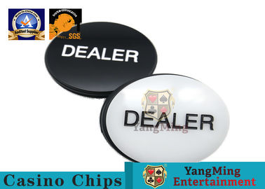 ซื้อ สองด้าน Texas Hold'em Brass Card Guard ตัวแทนจำหน่ายปุ่มคาสิโนโลหะโป๊กเกอร์ชิปการ์ดเกม การผลิตออนไลน์