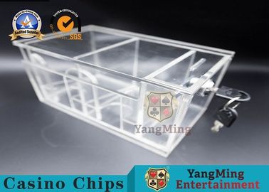 ซื้อ Two Sides Box Gaming 8 ผู้ถือคริลิคโป๊กเกอร์ทิ้งด้วยล็อค การผลิตออนไลน์
