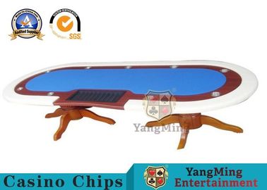 ซื้อ ผู้เล่น 10 คน Deluxe Speed ​​Poker โต๊ะโป๊กเกอร์โต๊ะผ้าที่กำหนดเองด้วยหินอ่อนเสร็จสิ้น การผลิตออนไลน์