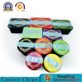 ซื้อ น้ำหนักเบาทนทานชิปคาสิโน RFID / สี่เหลี่ยมผืนผ้าชิปโป๊กเกอร์สีมาตรฐาน การผลิตออนไลน์