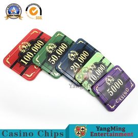 ซื้อ ชิปคาสิโน RFID RFID NFC พลาสติกเฉพาะ / ชุดชิปโป๊กเกอร์คริลิค 760 ชิ้น 14 กก การผลิตออนไลน์