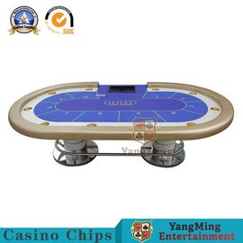 ซื้อ โต๊ะโป๊กเกอร์คาสิโนรูปวงรี Texas Hold'em Baccarat Square Tbale การผลิตออนไลน์