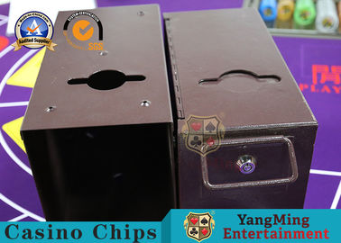 ซื้อ ที่กำหนดเองดีลักซ์เมทัลลิเหล็กกล่องเงินสด Texas Hold'em โต๊ะโป๊กเกอร์เงินสดวาง C Arrier เคล็ดลับกล่อง การผลิตออนไลน์