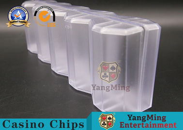 ซื้อ คาสิโน RFID ชิป 100 ชิ้นชิปการพนันชั้นวางจอแสดงผล 40-45 มิลลิเมตรชิปโป๊กเกอร์ถาดที่มีฝาปิด YM-CT12 การผลิตออนไลน์