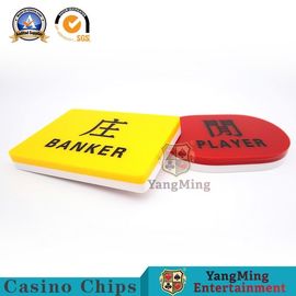 ซื้อ ปุ่มจำหน่ายพลาสติกโป๊กเกอร์พนันสำหรับเกมคลับแกะสลักอย่างประณีต การผลิตออนไลน์