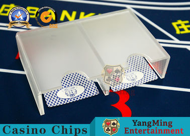 ซื้อ ผู้ถือบัตรการพนันโป๊กเกอร์อะคริลิ F Rosted คาสิโนอุปกรณ์ตาราง 1-2 ชั้นกับ 2 ออกจากผู้ถือทิ้ง การผลิตออนไลน์
