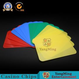 ซื้อ SGS Poker Table Cards อุปกรณ์เสริมเกมคาสิโนพลาสติก 100% PVC 88 * 63mm Texas Hold'em Cards การผลิตออนไลน์