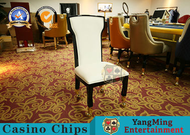 ซื้อ Texas Poker Games บาคาร่าเก้าอี้หุ้มเบาะหนังพร้อมโลโก้ที่กำหนดเอง การผลิตออนไลน์