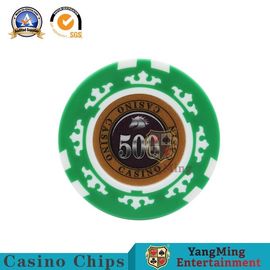 ซื้อ ชิปโป๊กเกอร์แบบคาสิโน Diamond Diamond ขนาด 45 มม. ให้ Texas Hold 'Em Poker 13.5 / G Clay ประกอบด้วยโลหะชั้นใน การผลิตออนไลน์